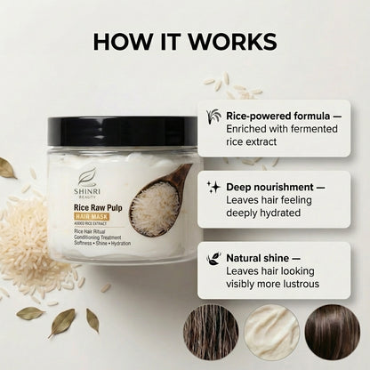 Shinri Beauty Rice Extract Hair Mask